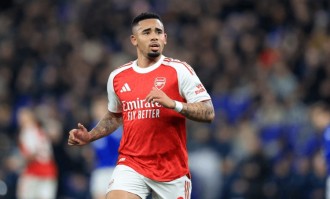 阿森纳欧冠胜国米：热苏斯梅开二度尽显射手本能