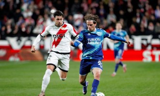 西甲劲旅巴列卡诺总比分3-2力克土超萨姆松体育，挺进欧协联八强